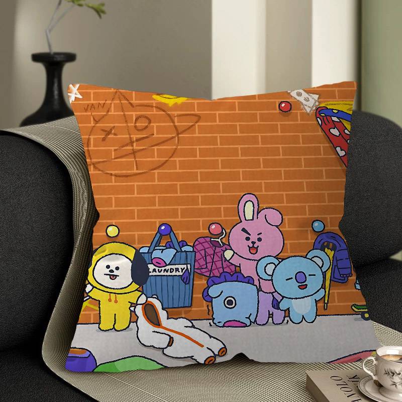 Bt-And-21 Anime Cartoon Pillow Anime Pillow Sofa Bed Head Pillow Cover Cushion Cover 45X45 Cm Fashion