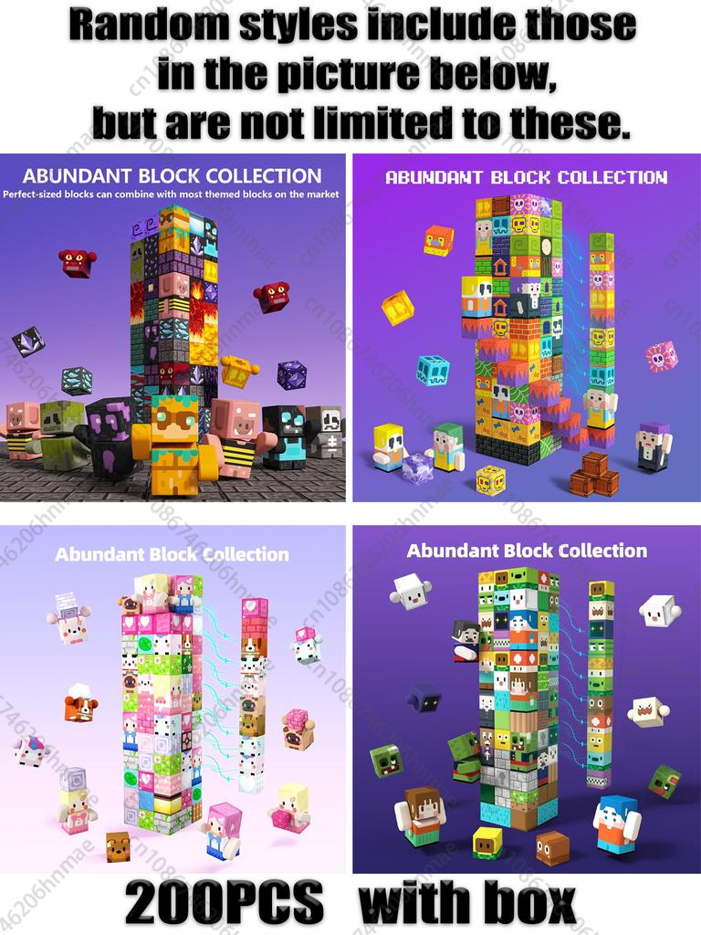 Magnetic Building Blocks Mine World Magnet Princess Castle Blossom Cave Plant Zombies Cubes Set Brick Cube Toys Children Gifts