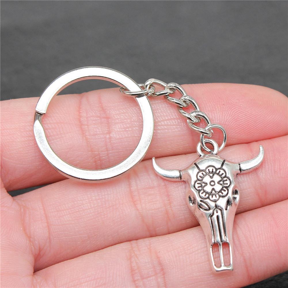 Porte-clés Gothique Biker Aigle Crâne Ailes pour Étudiants Nouvelle Arrivée Statement Cadeau d'Anniversaire Accessoire de Voyage Doux