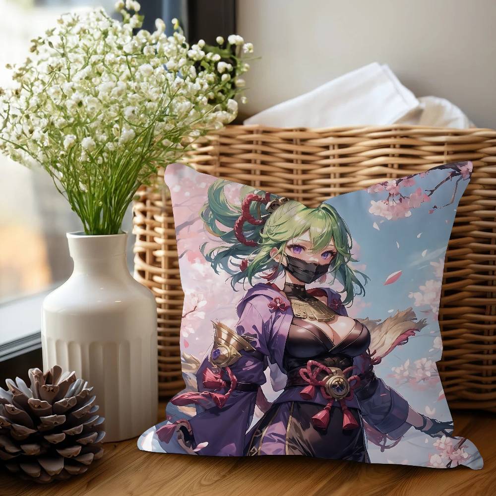 

Куки Синобу Наволочка Декоративная подушка Диван Домашний декор Наволочки 16x16Inch