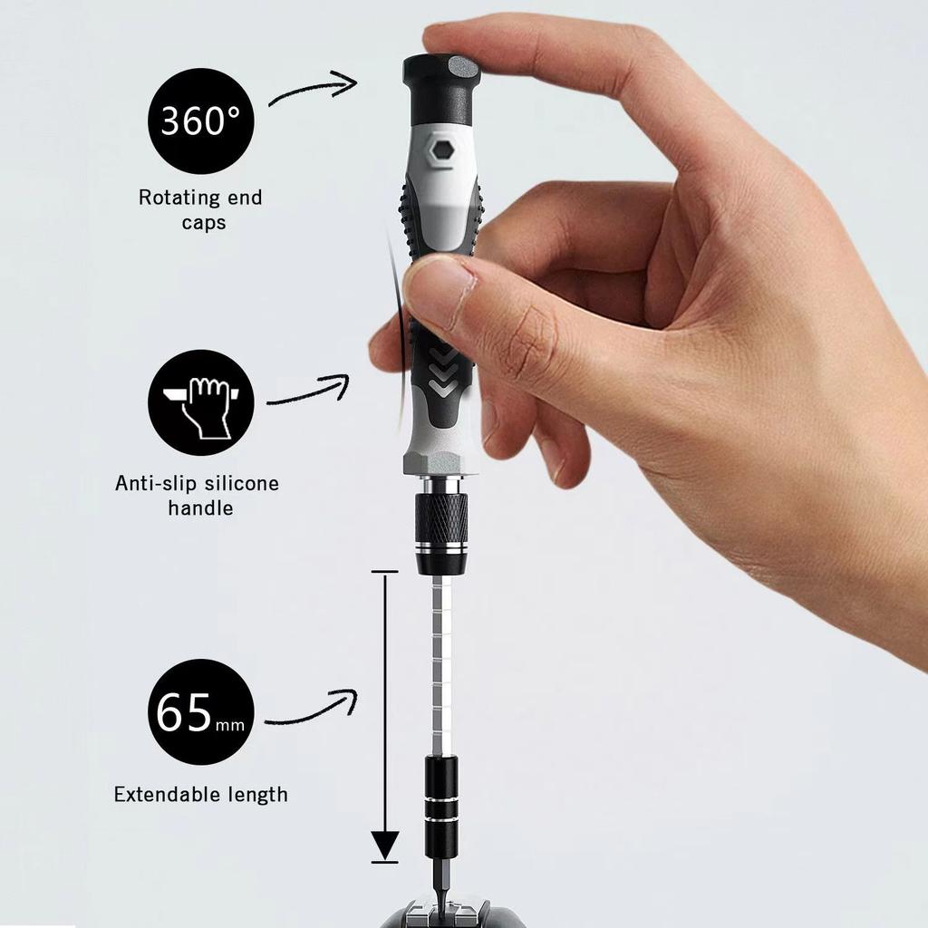 132 In 1 Precision Screwdriver Set Professional Hand Tool Kit Magnetic Torx Phillips Bits for iPhone Xiaomi Watch Camera Drone