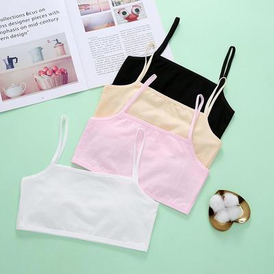 Jednobarevné dívčí tílko kamizola bandeau - Styl proti vyčnívání