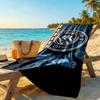 Manchester City Customize Text Beach Towel Soft Durable Quick-Dry Portable for SwimmingBeachCamping Travel Beach AccessoriesGym