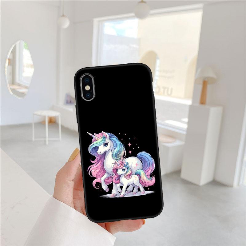 IX6 Cartoon Unicorn New Luxury Phone Case for Xiaomi Mi POCO C50 C51 C55 C65 X6 F6 F5 M6 C75 A1 A2 A3 5X 6X Lite Pro