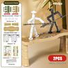 Two-Player Battle Bamboo Man Battle Toy Anti-Stress Parent-Unisex Games Battle Board Game Materials Bag Handmade Diy Toy