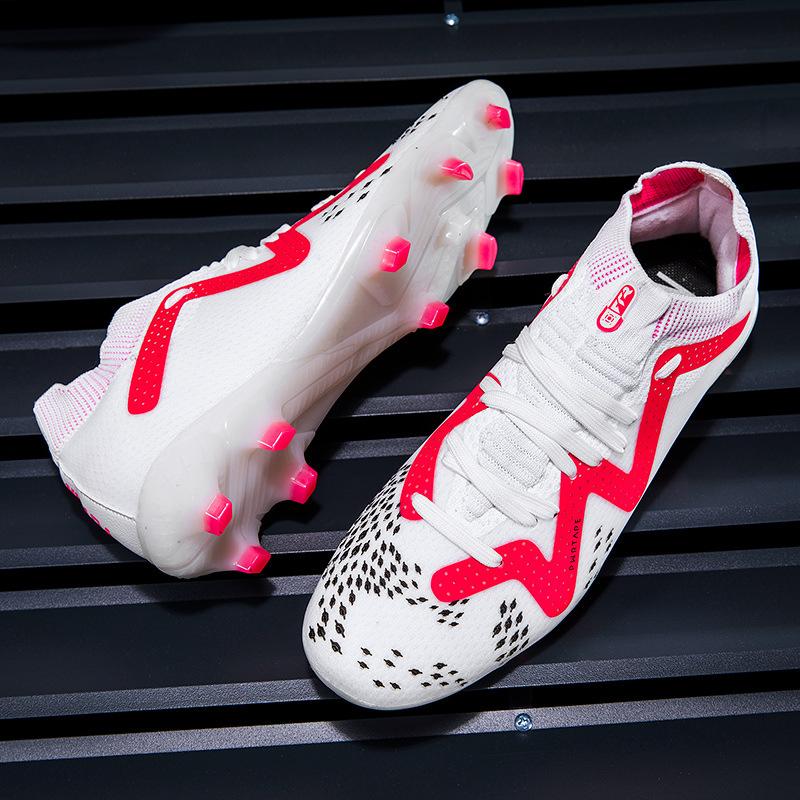 Adult Children's Football Shoes Boys Students Long Nails AG Shredded Nails TF Sports Training Shoes Boys and Girls Youth Sports