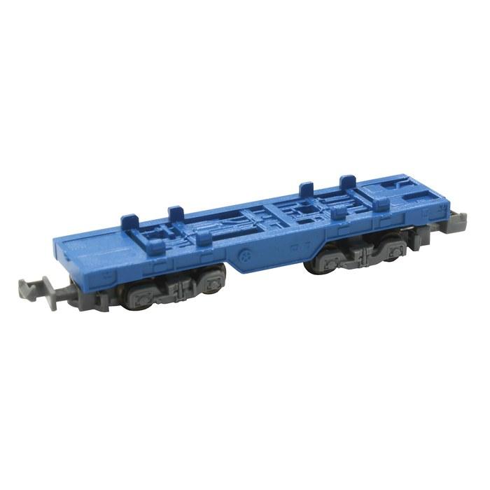 Rokuhan Z Gauge Z Shorty Container Freight Car Blue SA006-1 Railroad Model Freight Car