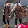 Boys' Winter Mid-Length Cotton Coat 2024 - Thick, Trendy Down Jacket for Kids