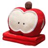 2‑in‑1 Convertible Pillow Blanket, Soft Plush Flannel Throw Pillow to Warm Blanket, Portable Multi‑use Cushion for Car Office Home Travel