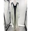 Summer Sexy Double-sided V-neck Contrasting Casual Dress for Women
