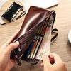 Durable Mens Wallets Classic Long Style Card Holder High Quality Zipper Large Capacity Phone Handbags for Men and Women