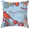 Christmas Decoration Cushion Cover for Sofa Livingroom Throw Pillow Cover % Polyester Resuable Pillow Case Drop Shipping