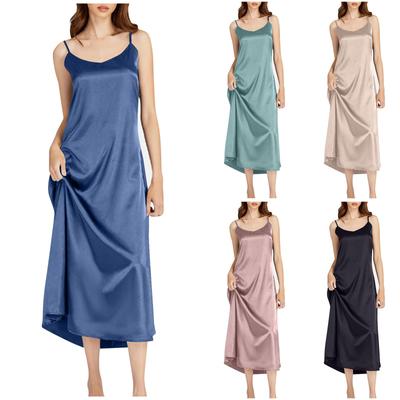 Sexy, ärmelloses Kleid mit Stickerei für Damen