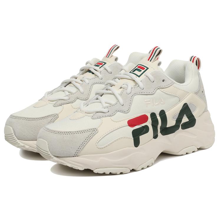 Fila Ray Tracer Linear Low Top Running Shoes Grey/Black/Red 1RM01346_142