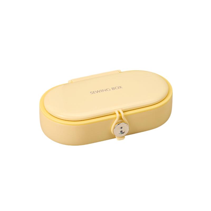 

Sewing Project Kit,Family Sewing Supplies Repair Kit Traveler Sewing Kit Sewing Thread Accessories Diy Sewing Supplies Organizer жовтий