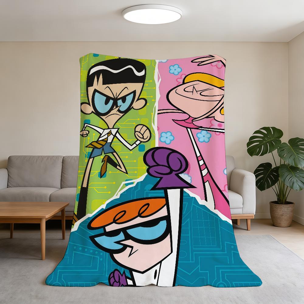 

Blanket Lab Super Warm Comfortable Plush Throw Blanket Cartoon Child Home Sofa Animation D-DexterS Bedroom Gift 75x90cm