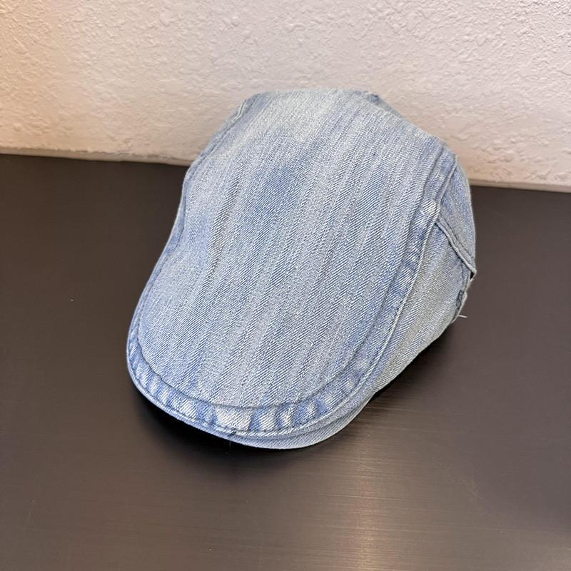 

Джинсовая кепка с дышащим козырьком для любителей летней моды светло-синий