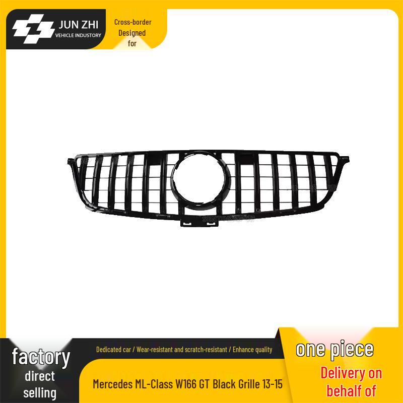 OEM Replacement Grille for Mercedes ML-Class W166 (2013-2015) GT Black