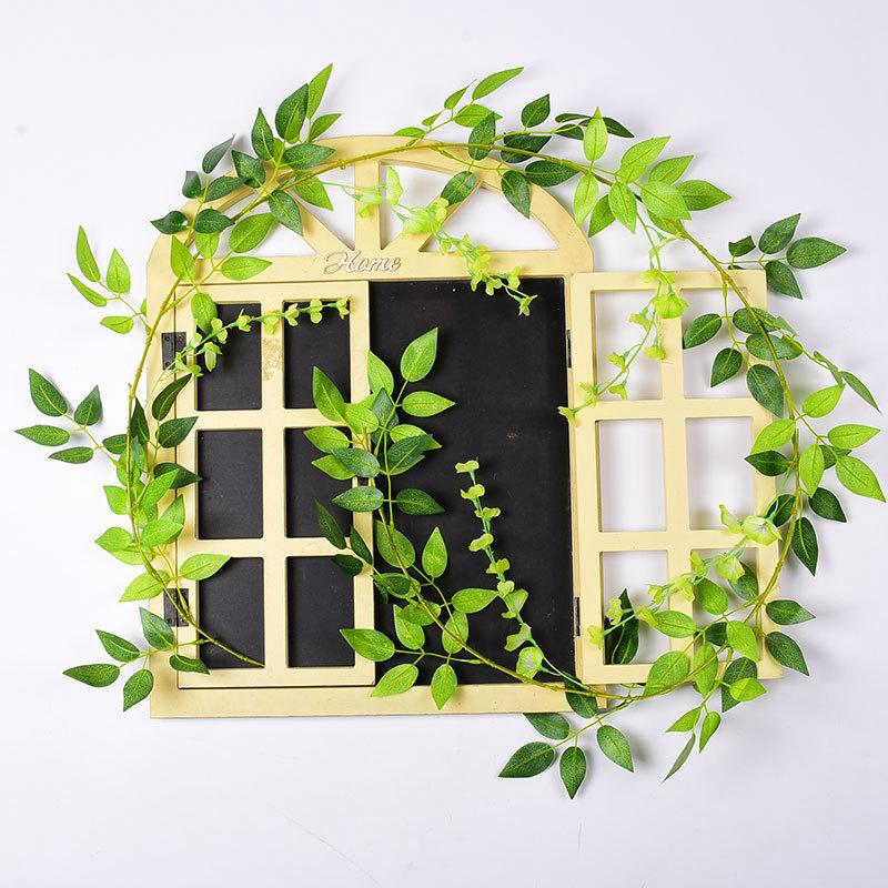 Artificial Plant Ivy Wisteria Flowers Vine Garland Room Home Room Garden Valentine's Decora Wedding Wreath Arch Outdoor YardGift