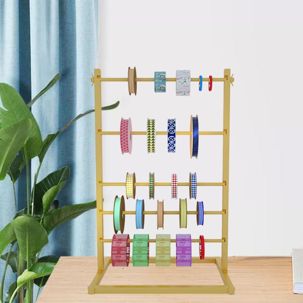 Ribbon Organizer, Ribbon Display Shelf, Space Saving Ribbon Holder, Ribbon Rack Ribbon Storage Stand,