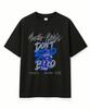MONSTER REPUBLIC Rabbit Don'T Stop Bro Blue T-Shirt Black_9174