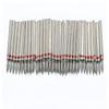 50PCS Diamond Nail Drill Bits Grinding Head Set For Manicure Pedicure Dead Skin Removal Nail Electric Milling Cutters