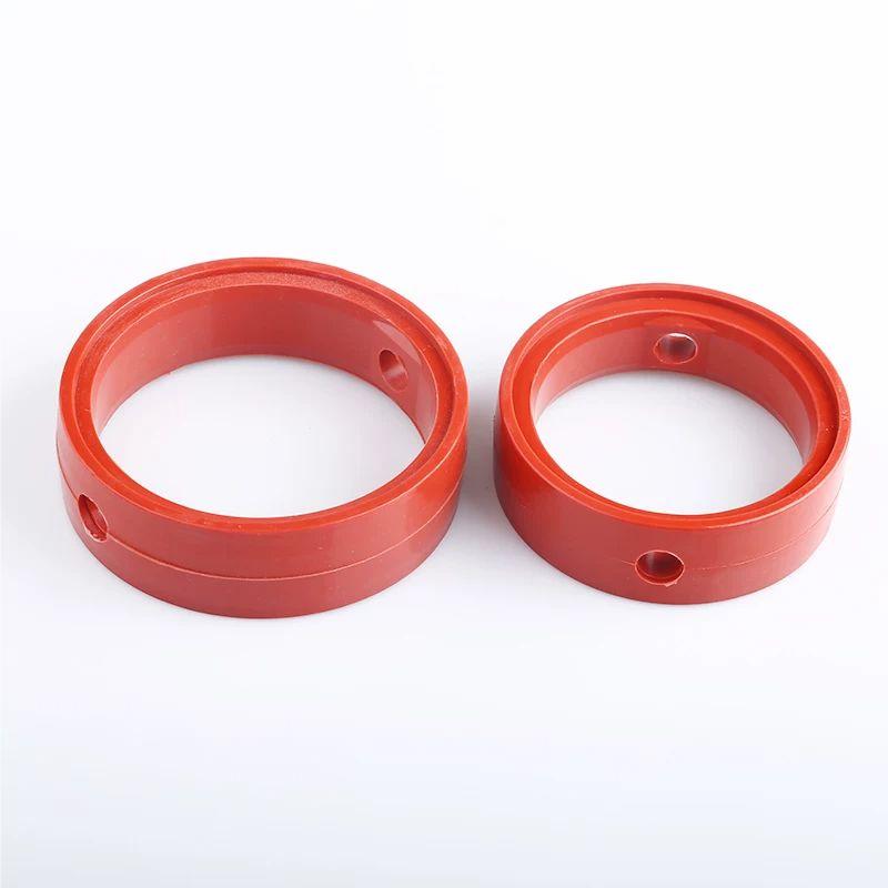Red 29/38/63/76/89mm DN22/25/32/40/50/65/80/100/125/150VQM Food Grade Sanitary Slicone Seal Gasket Butterfly Valve Homebrew