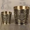 Unique Retro Theme Metal Wine Cup with Ergonomic Handle Cocktail Drinking Cup Suitable for Enhancing Grip and Styles