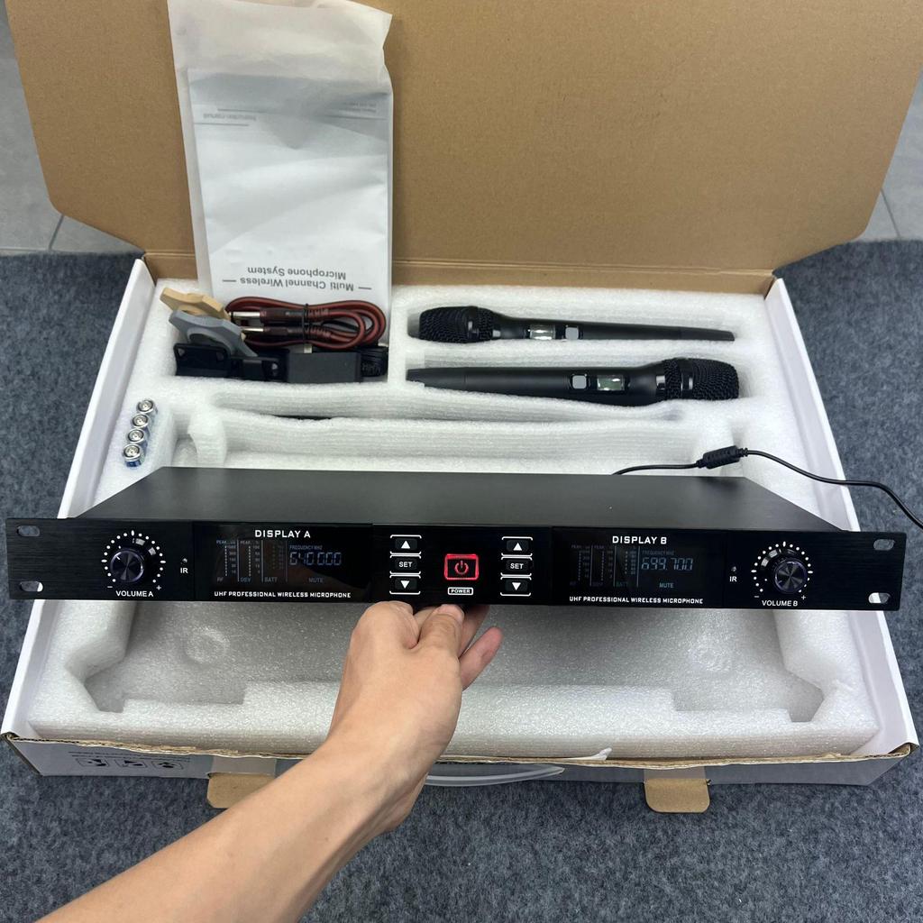 KTV U-Band Infrared Wireless Lavalier & Headset Microphone for Stage & Conference P-82O