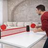 Ausziehbares Tischtennisnetz mit Hülle – Verstellbar bis 1,7 Meter, Universelle Klemmen 0,5 bis 5,5 cm