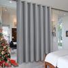 Pack Of 1 Room Divider BlackOut Curtain for Living Room, Noise Reduction Curtain with Anti-Rust Grommet Top Blackout Curtain