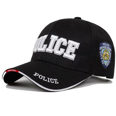 POLIZEI Stickerei Baseballkappe Hip Hop Kappe Herren Universell Trucker Cap Golfkappe