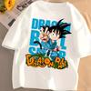 Dragon Ball Children Short Sleeve TShirt Boys Summer Casual Breathable Tees Anime Print Cotton Crew Neck Tops Cartoon Pullover