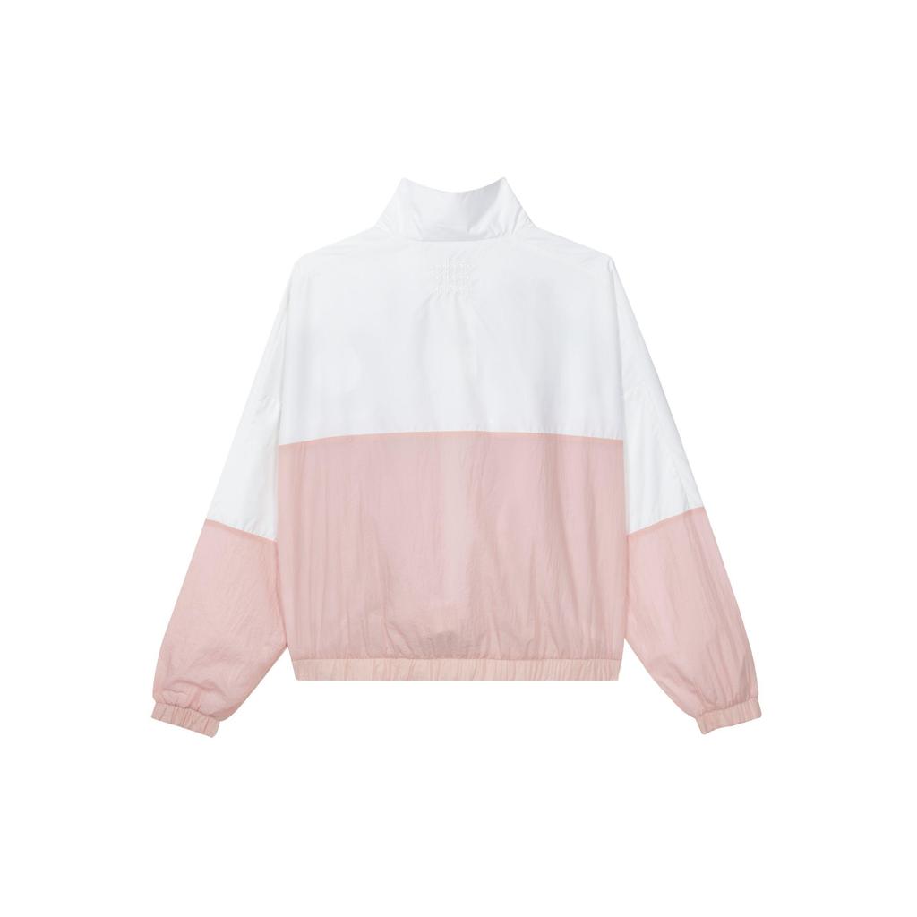 adidas Neo Icons+ Top Stand-up Collar Letter Printing Jacket Women Red H36714