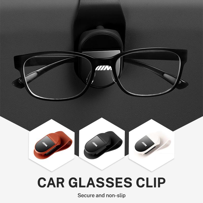 Car Sun Visor Glasses Holder Clip Storage Compact Eyeglasses Holder For Bmw F20 G20 G30 X1 X3 X4 X6 X7 G11 F16 G01 G02 Sticker YY8