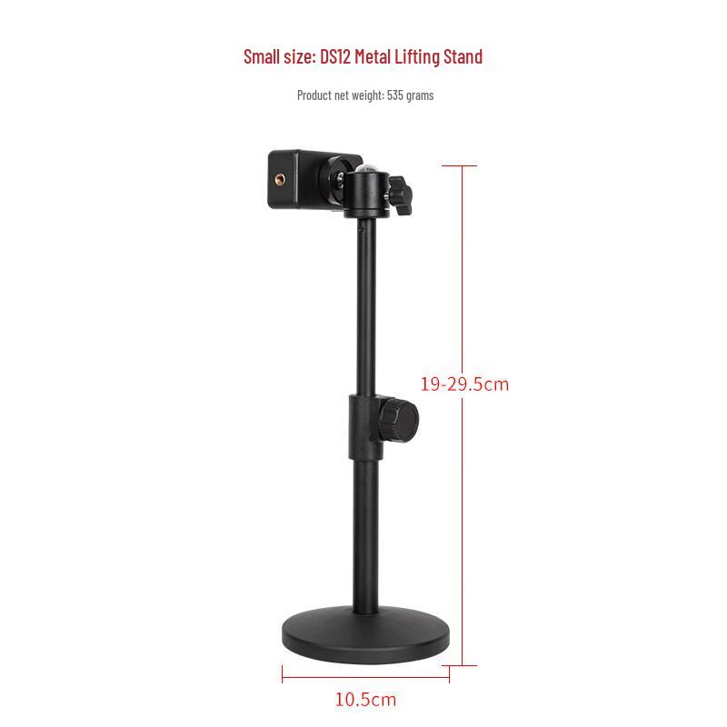 TEXIAN DS12 Extendable Desktop Stand with Cooling & Dual Phone Clamp