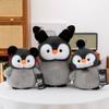 Shen Nezha And Xiaobao Hairstyle Penguin Cartoon Plush Doll For Gift Children