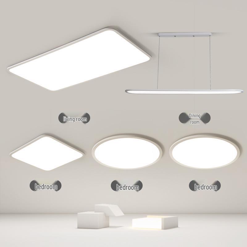 Modern Minimalist Ultra-Thin Ceiling Lamp – Smart Lighting Fixture for Living Rooms and Bedrooms Living Room Lamp 90cm - Xiaomi AI Smart Voice WiFi