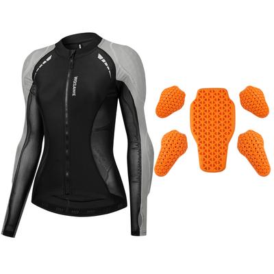 Motorjas voor dames met CE2-gecertificeerde bescherming, reflecterende mesh-stof, motorjas voor dames.