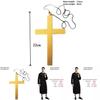 Captivating Priest Costume Robe With Classic Godfather Style For Memorable Halloween Celebrations