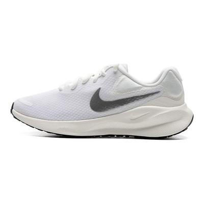 Baskets Revolution 7 pour femmes, blanches, métallisées, argentées, noires, voile, FB2208-101