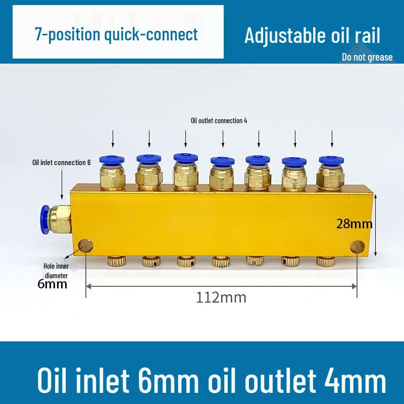 Adjustable Quick-Connect Oil Manifold & Distributor Valve