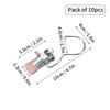 WORTHBUY 10/30pcs Closet Clothes Organizer No Trace Clothespins Clothes Pegs With Hooks Pants Socks Drying Clothes Hangers Clip