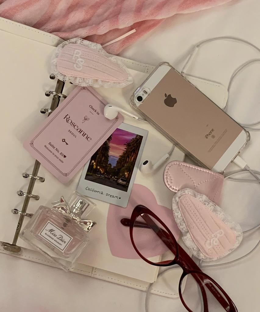 Roseanne Sweet Dreams Hairpin Set (Pink)