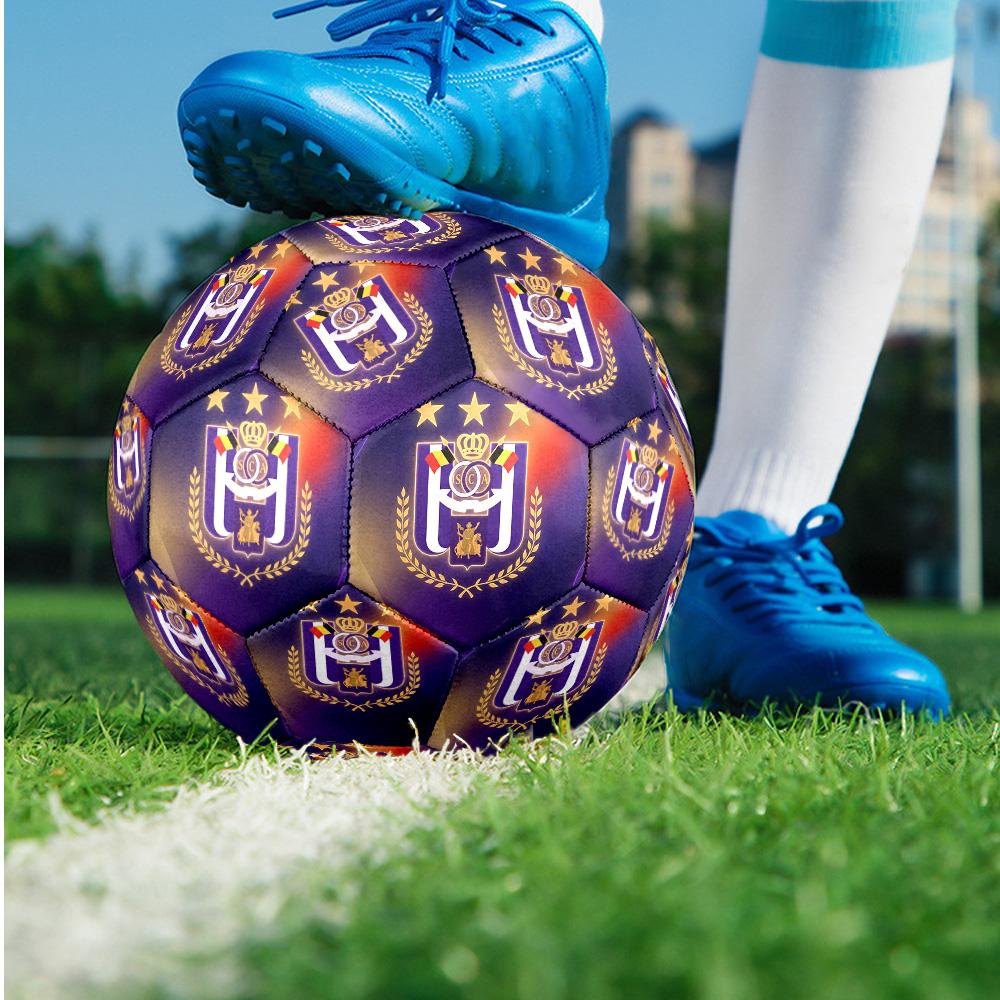 Anderlecht FC Size 5 Standard Football Durable Training Match Soccer Ball for Adult Outdoor Sports