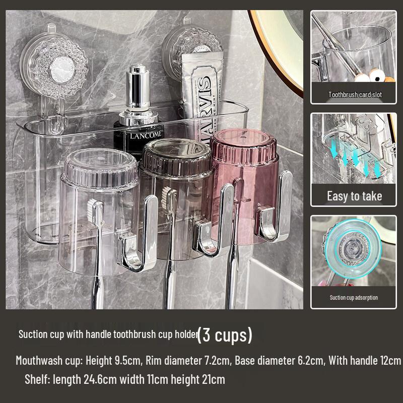 

LIEI Suction Cup Toothbrush Holder