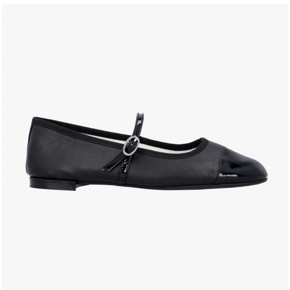 Repetto Georgiana Zehenkappe Glänzende Flache Schuhe V4222vve410