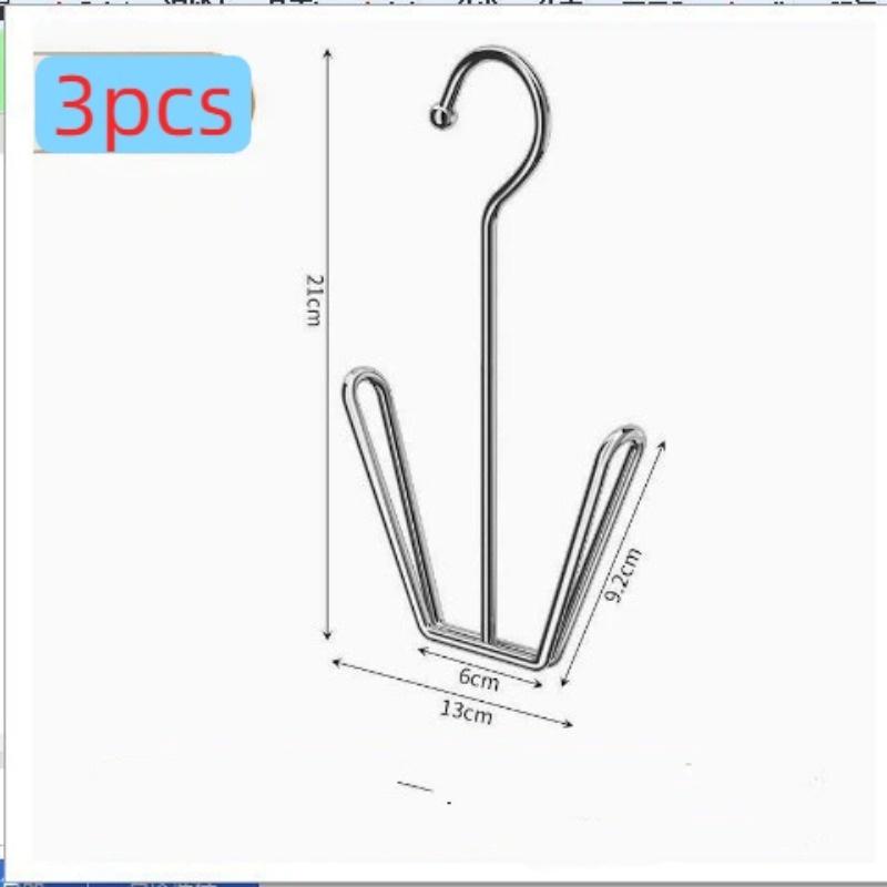 Multi-functional Stainless Steel Household Simple Windproof U-shaped Shoe Rack for Drying Shoes Outdoor Drying Slippers Hook Artifact