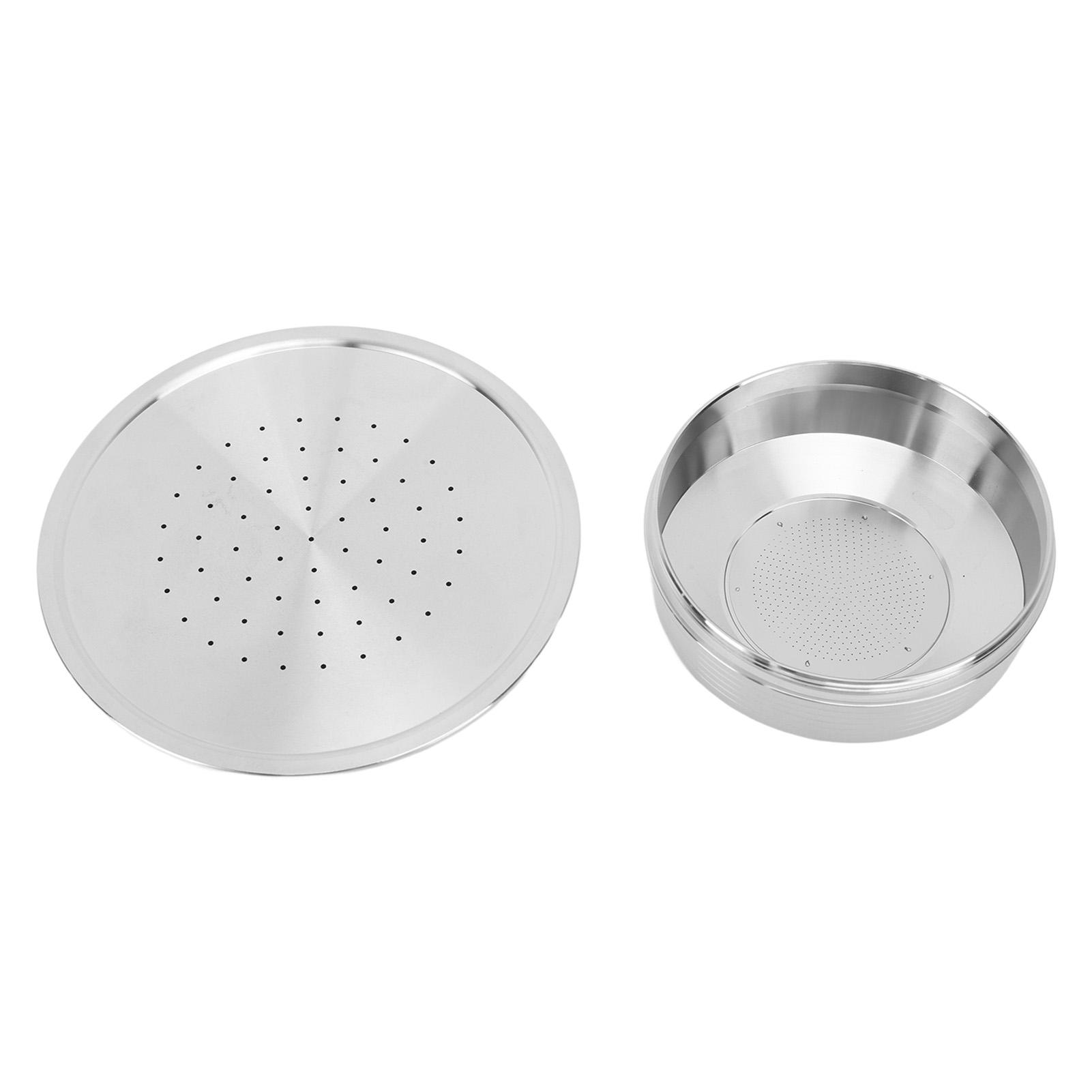 

Reusable Coffee Pods Stainless Steel Refillable Capsule Fine Mesh Detachable Easy Clean Coffee Making Accessory for L