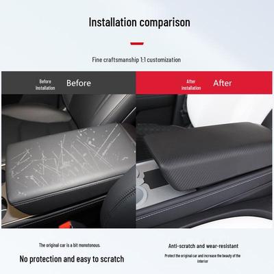 Tesla Model Y3 Facelift TPE Armlehnenbox Schutzabdeckung
